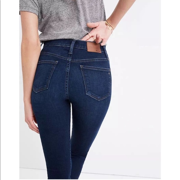 Madewell 10" High Riser Blue Jeans 31 - Picture 13 of 13